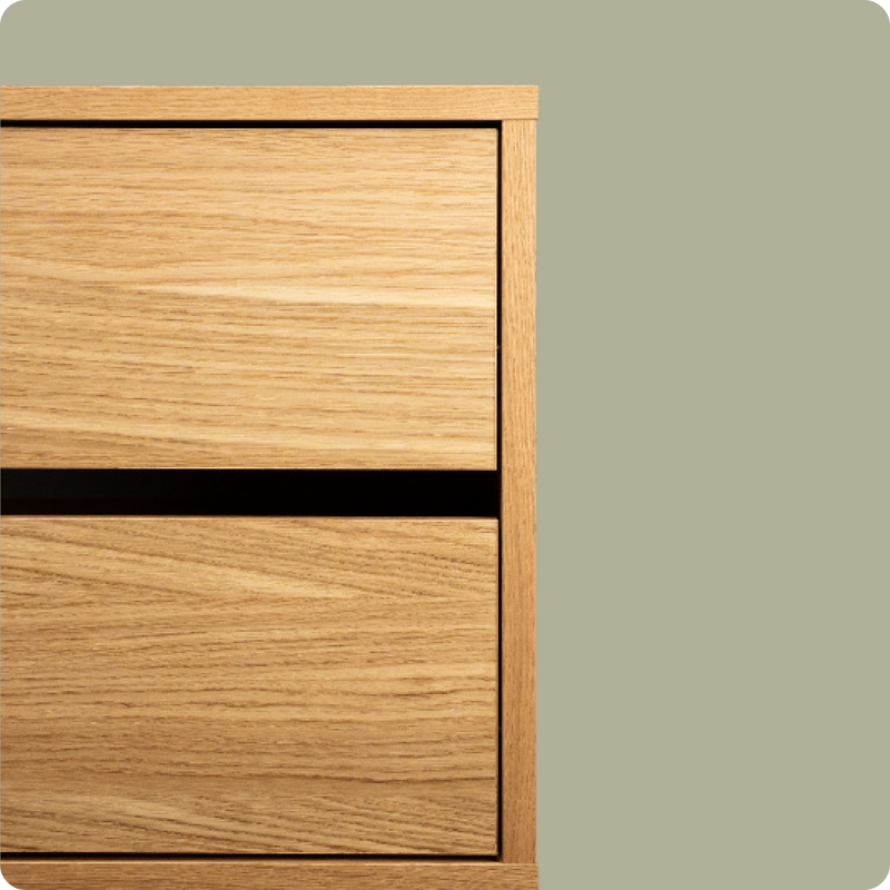 Rackbuddy Walk-In avec commode - (2 étagères + 1 commode)