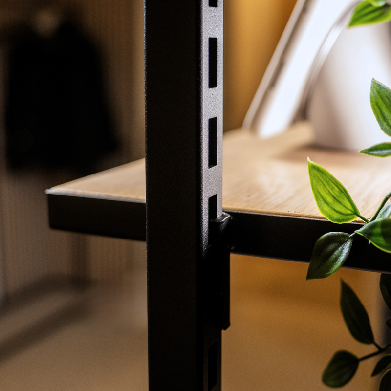 Frame Walk-In 1 colonne avec commode - (2 étagères + 1 commode)