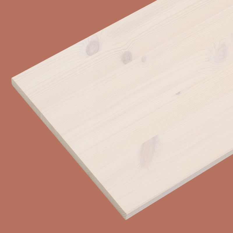 RackBuddy Marlow - Tringle à vêtements murale avec étagère en bois