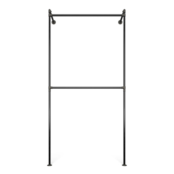 Original Walk-in 1 colonne Portant à vêtements double barre - (2 rail)