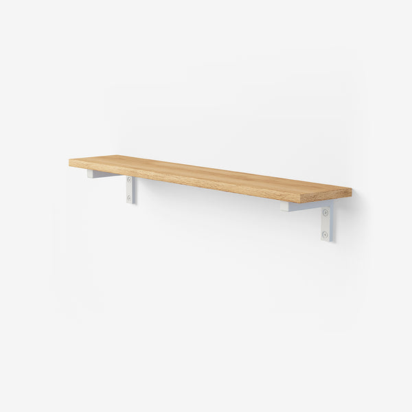 Frame Little John - Étagère en chêne avec supports minimalistes carrés