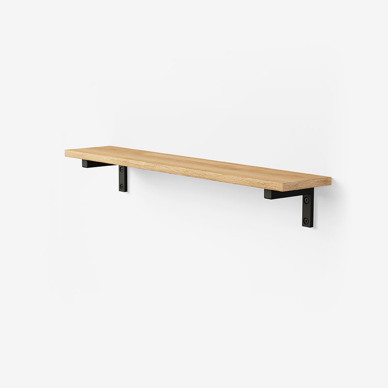 Frame Little John - Étagère en chêne avec supports minimalistes carrés