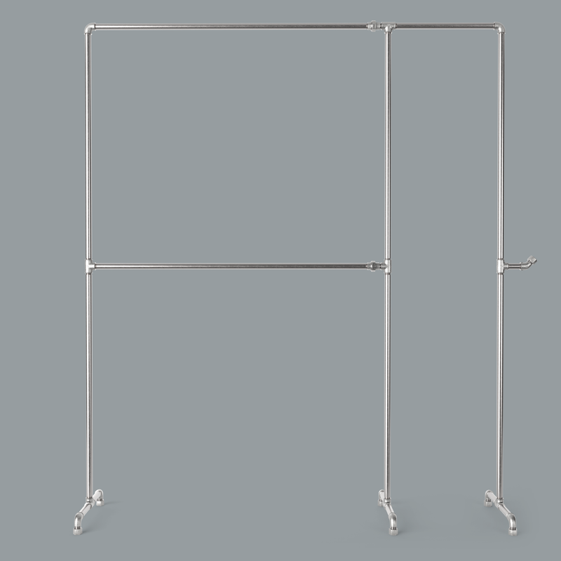 RackBuddy Wild Bill Elliot - Portant à vêtements double barre