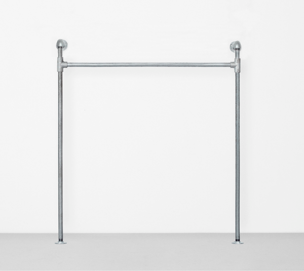 RackBuddy portant à vêtements argenté tringle ajustable
