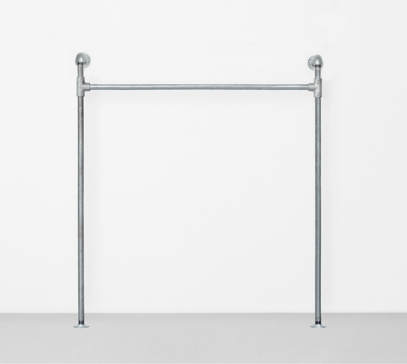RackBuddy portant à vêtements argenté tringle ajustable